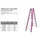 Creston  FE-1225 Double-Sided Fiberglass Step Ladder  (4 + 1 Steps)